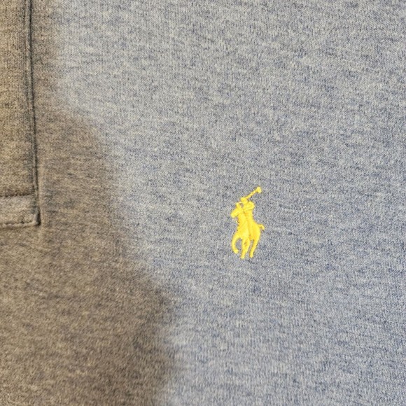 Ralph Lauren Sweatshirt Mens Medium Gray Vintage Solid Long Sleeve - Picture 3 of 14